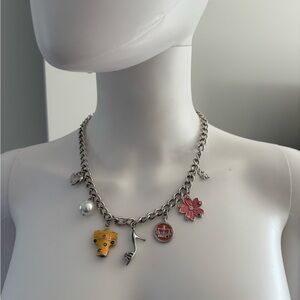 Y2K Juicy Couture Charm Necklace Silver *VINTAGE* 100% Authentic❤️